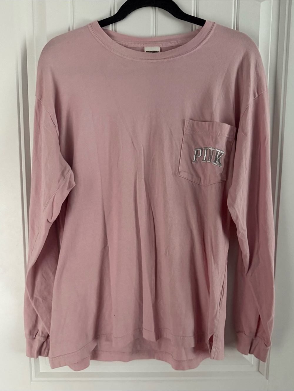 PINK Victoria's Secret Dusty Pink Logo Tee - Picture 1 of 6